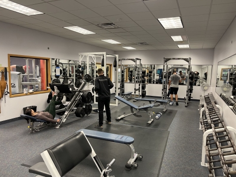 free weight area