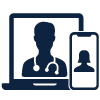 virtual urgent icon